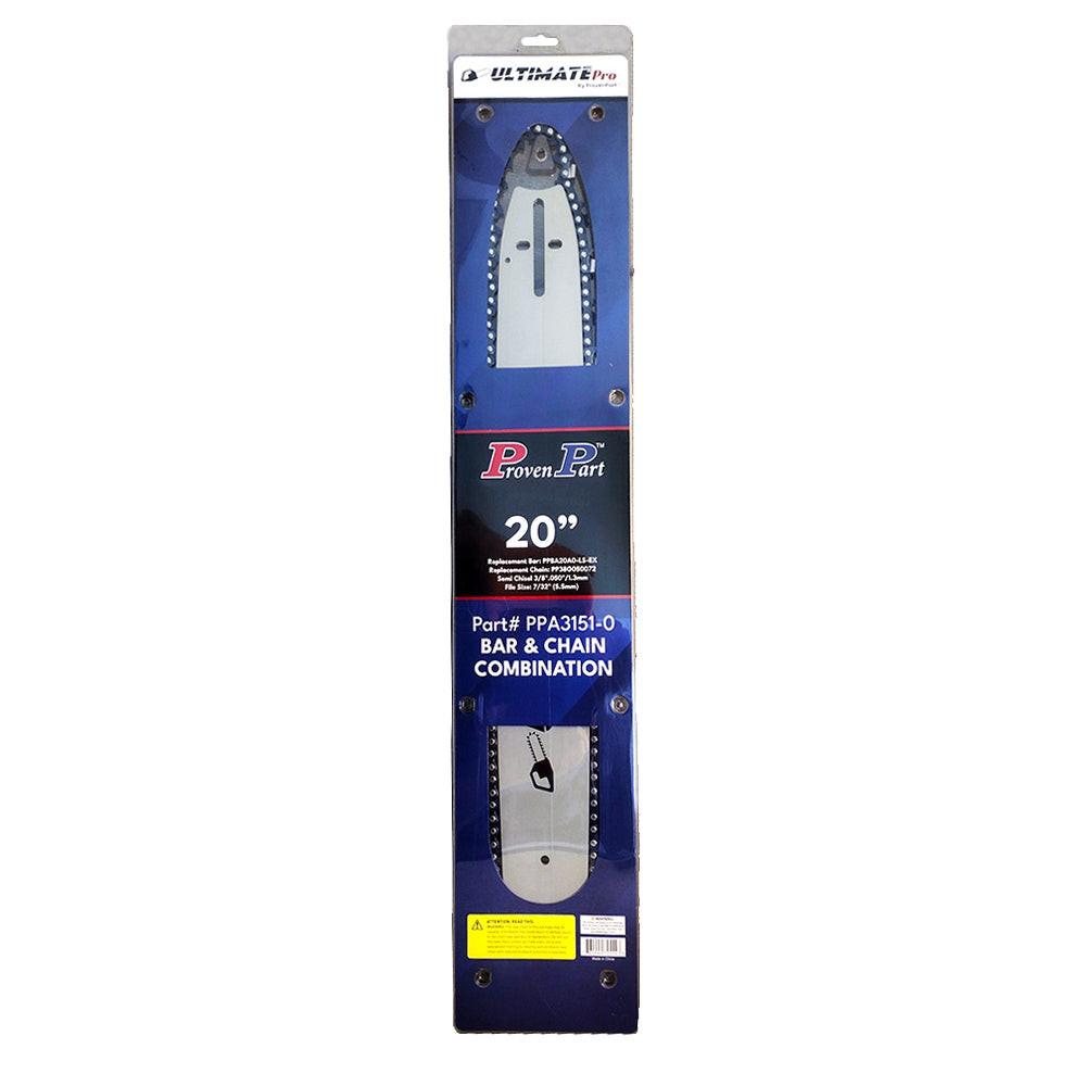 Proven Part 20" Bar & Chain Combo Kit For Echo CS-590 20D0AS72LPX 20D0AS3870C 72LPX70CQ