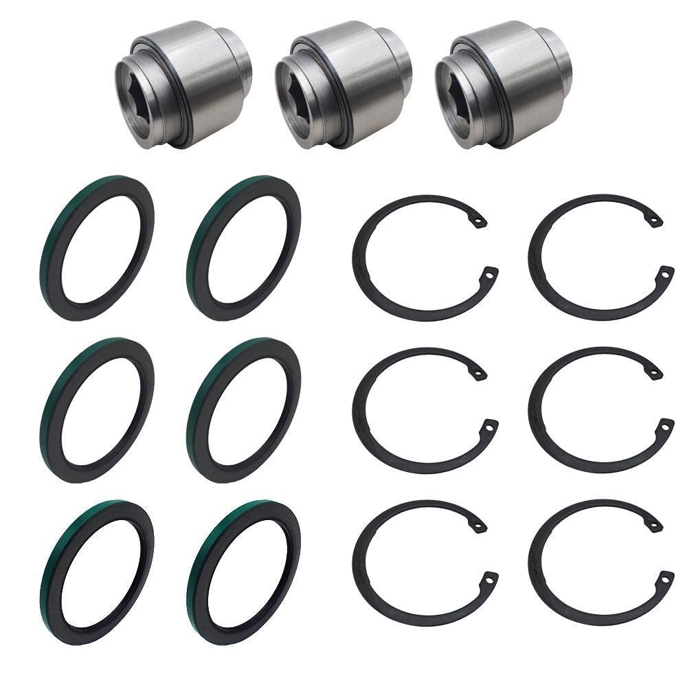 Proven Part Rotor Bearing Assemblies (3) AE81-010 Bearings (6) AE50-005 Seals (6) 3.6" Internal Retaining Ring