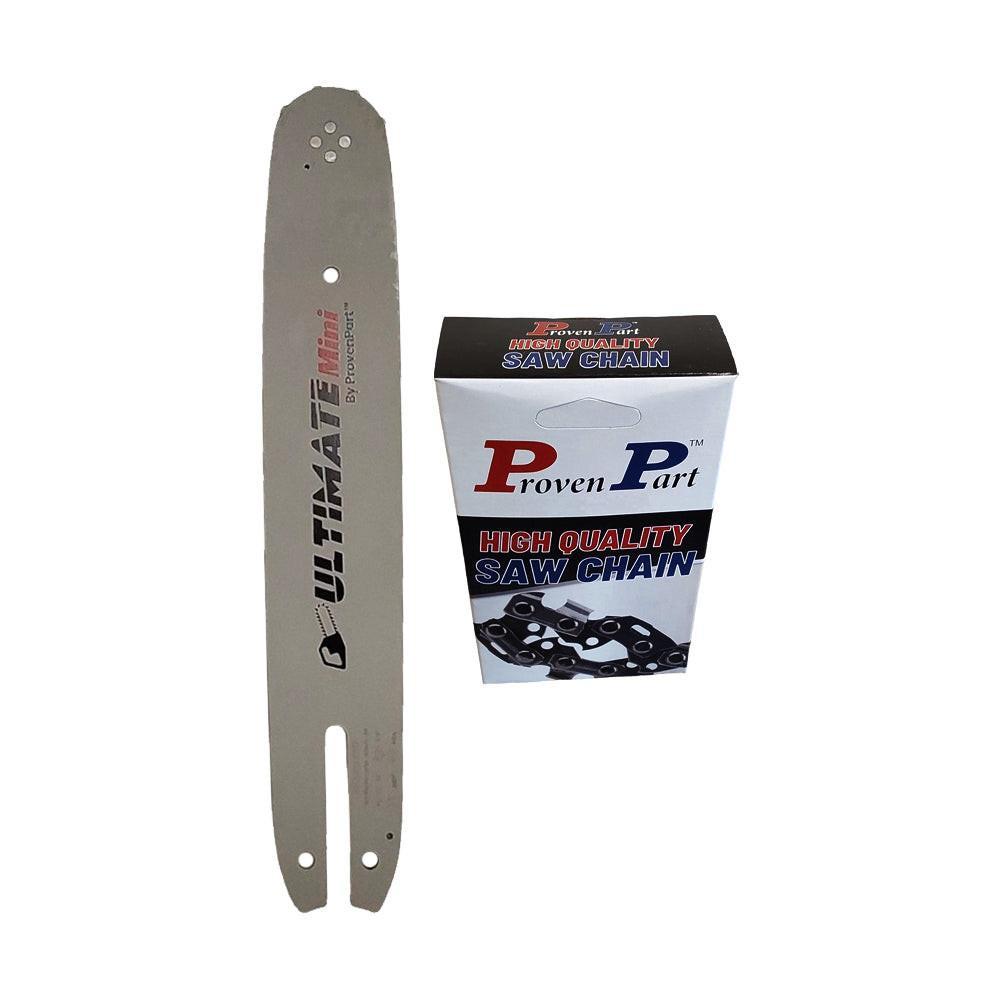 Proven Part 12" Chainsaw Bar With 3/8" LP .050" 44DL Chain Mount A074 For 3005-000-4805