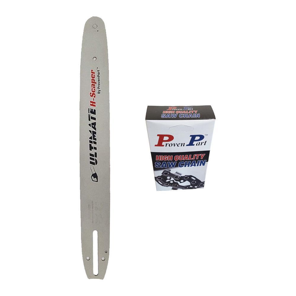 Proven Part 16" Guide Bar With Chain For Makita E-00094 3/8” LP .043” HL PO A041 DWZCSB16