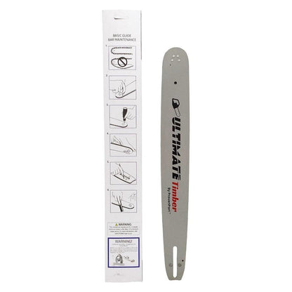 Proven Part 20" Chainsaw Bar and 2 Pack Full Chisel Chain Combo .325" .050" 76DL