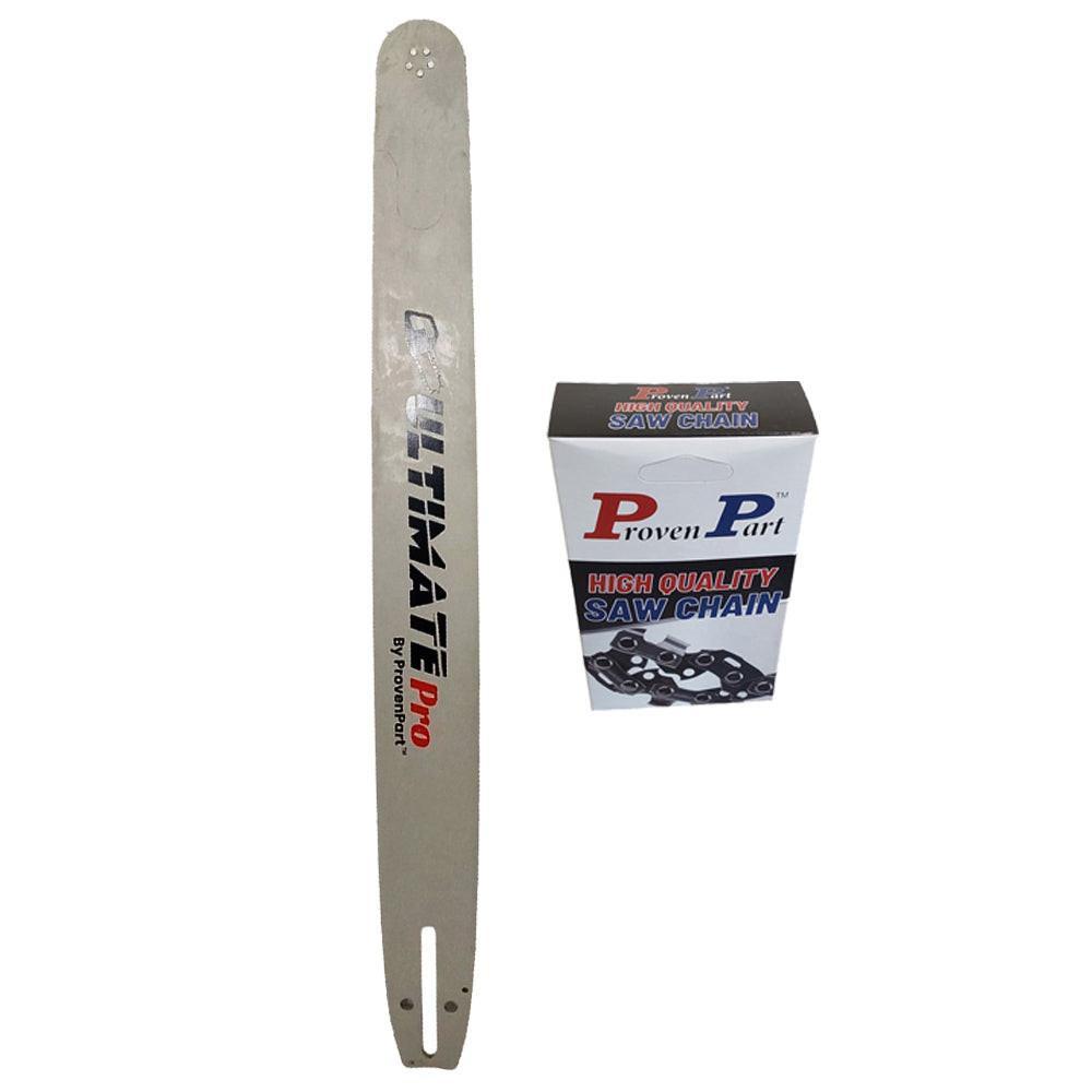 Proven Part 24" Chainsaw Guide Bar And Chain 3/8" .050" 84DL HT380 596687484 RN HV D009