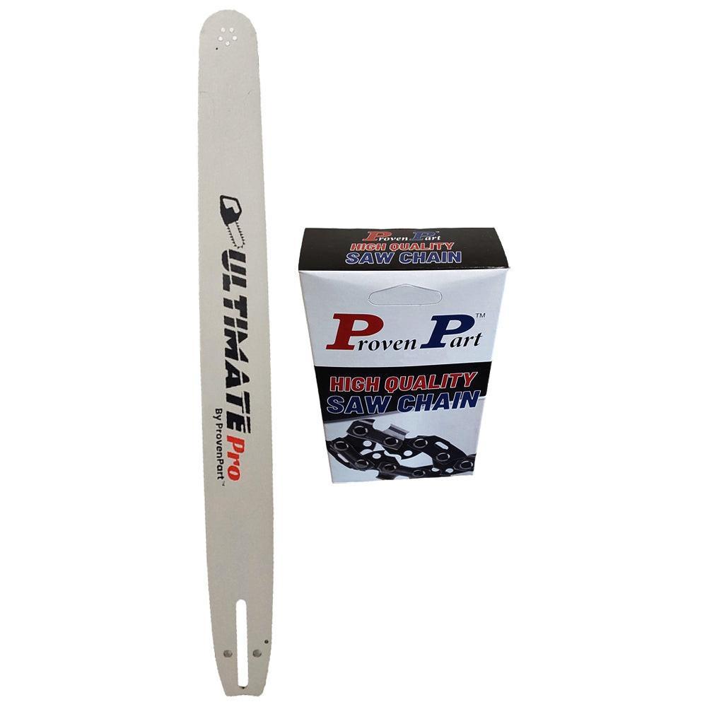 Proven Part 24" Guide Bar And Full Chisel Chain Combo 3/8" .058" 84DL Fits 248RNDD009
