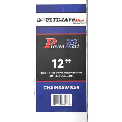 Proven Part 12In Bar and 2 Chains .325 .043 51DL Fits Husqvarna  535i XP, 540i XP, T535I XP, T540 XP MARK III, T540I XPG, T540I XP 593914351