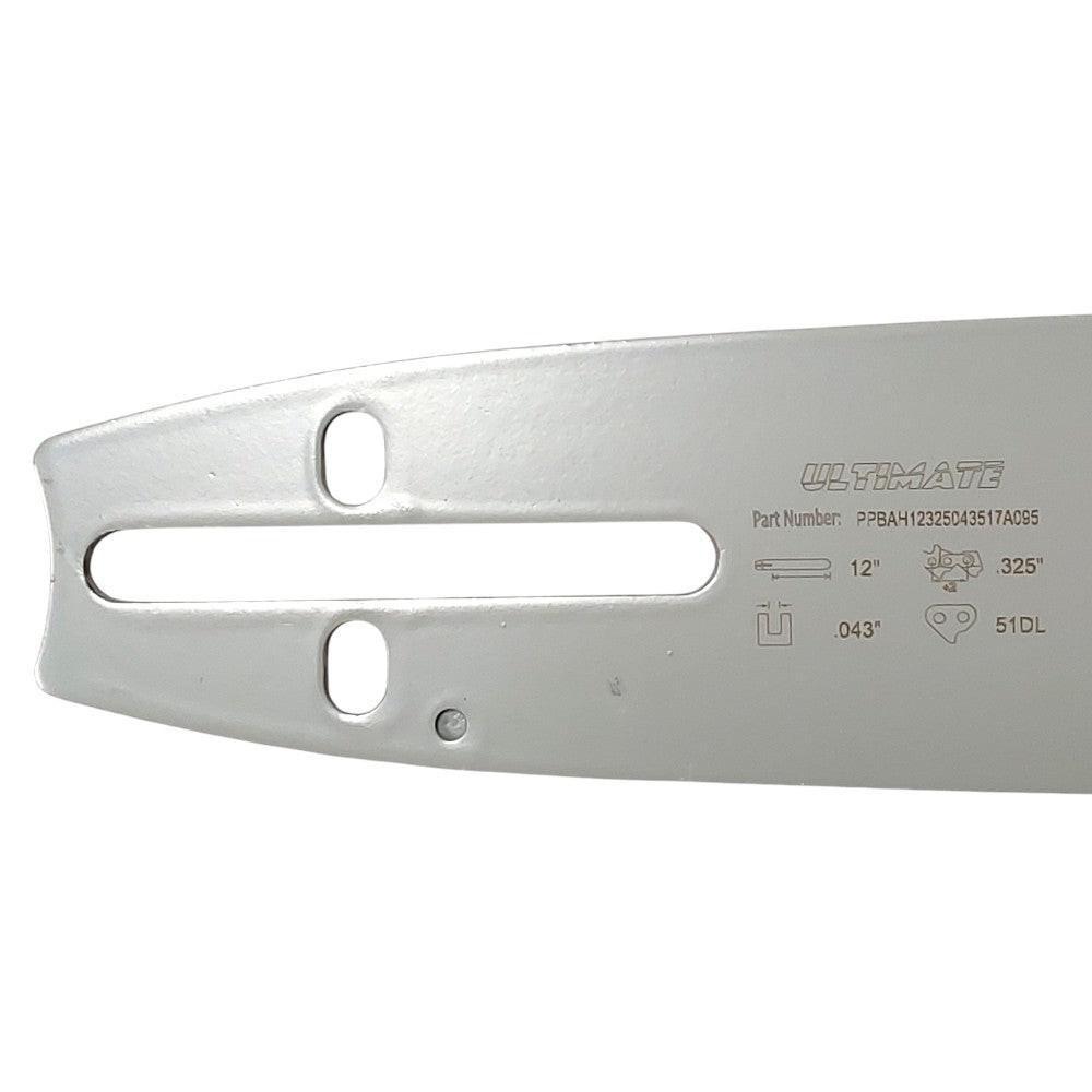 Proven Part 12In Bar and 2 Chains .325 .043 51DL Fits Husqvarna  535i XP, 540i XP, T535I XP, T540 XP MARK III, T540I XPG, T540I XP 593914351
