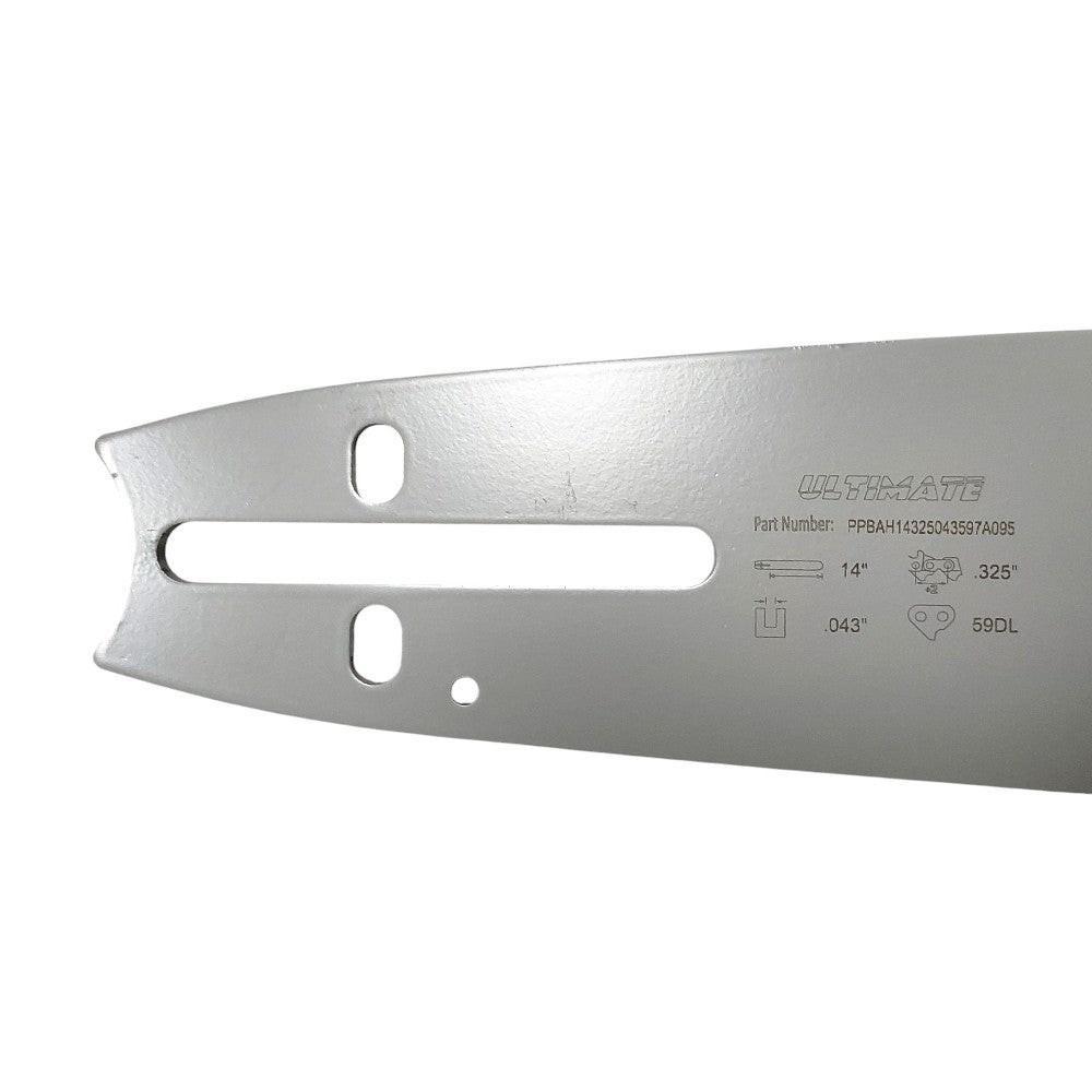 Proven Part 14In Chainsaw Bar .325 .043 59DL Fits Husqvarna  T435, T535i, T535i XP,  540i XP 596553659
