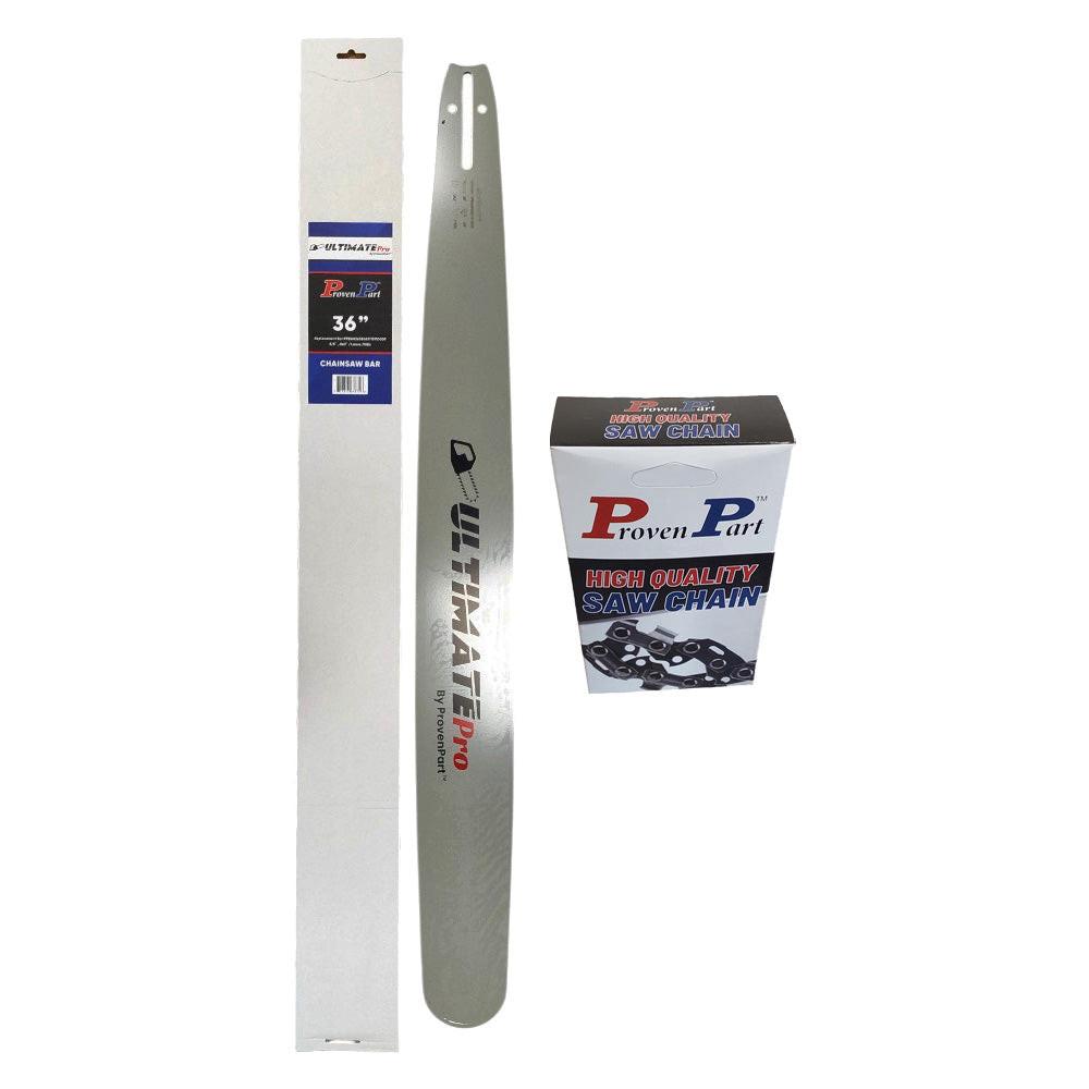 Proven Part 36In Bar and 1 Chain 3/8 .063 115DL For Jonsered 2065, 2065W, 2071, 2071W, 2077 363RNDD009, 608000059, HT-383-115
