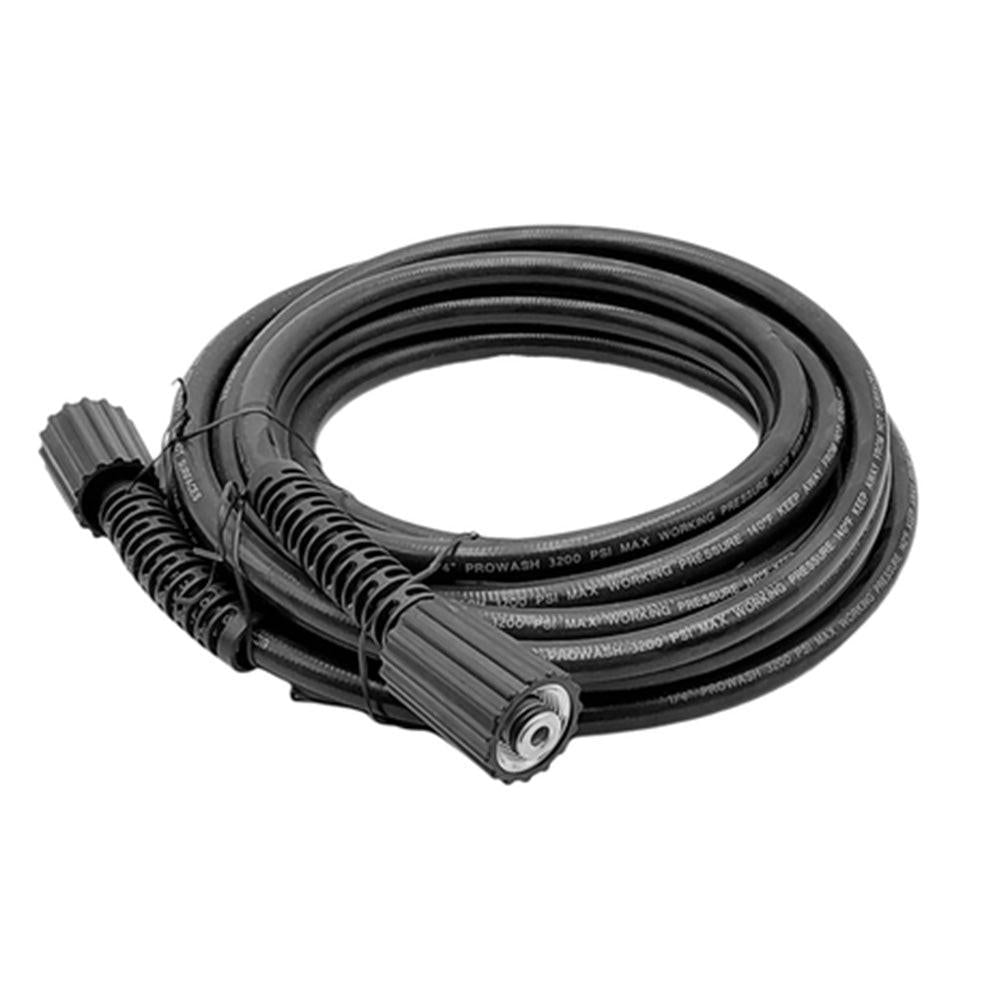 Proven Part Pressure Washer Hose 1/4 Inch X 25 Feet 3200PSI M22 X M22 Connections.