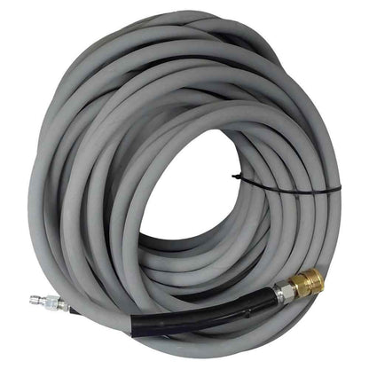 Proven Part 100ft. 3/8" Pressure Washer Hose 4500PSI Gray With Quick Connects