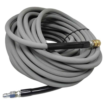Proven Part 100ft. 3/8" Pressure Washer Hose 4500PSI Gray With Quick Connects
