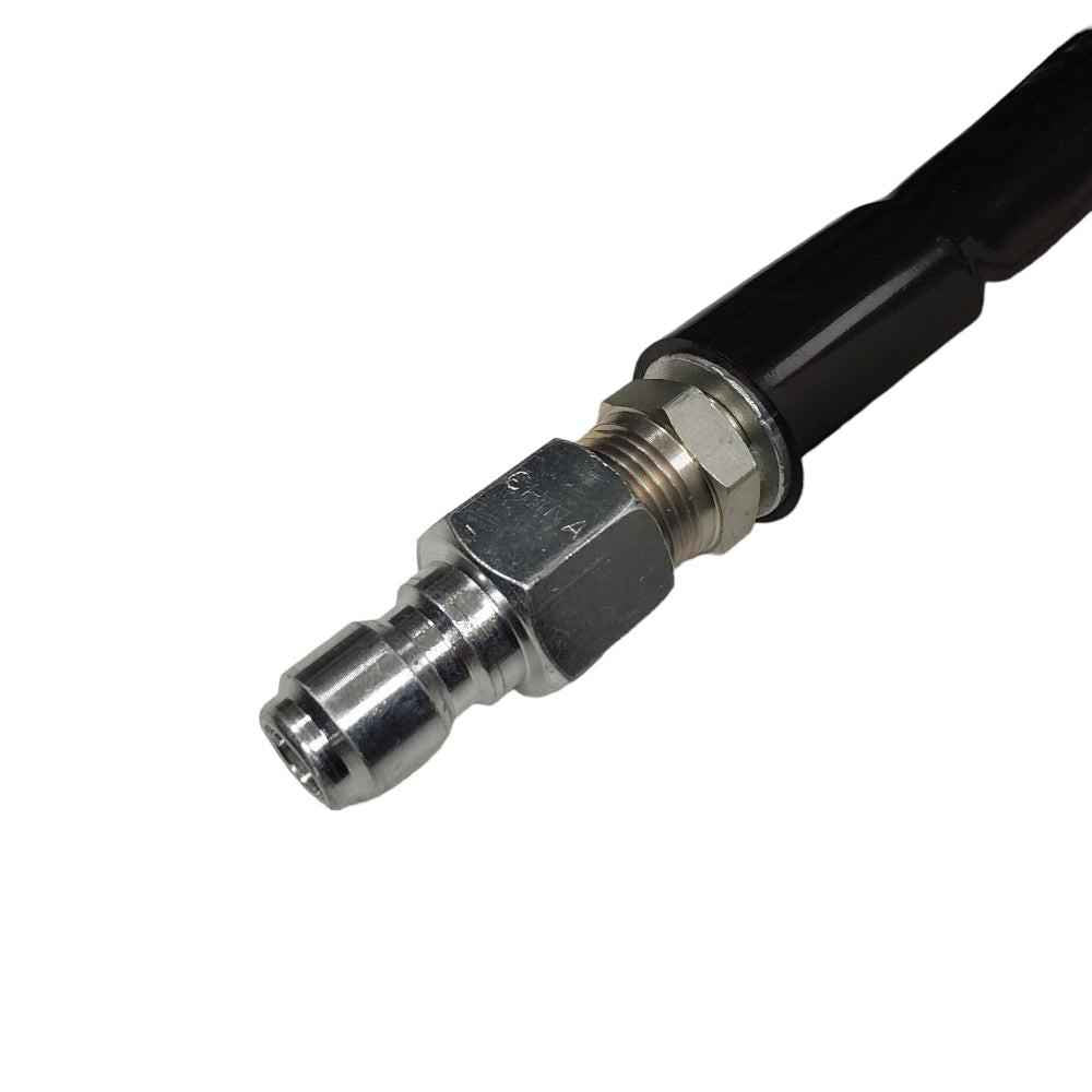 Proven Part 100ft. 3/8" Pressure Washer Hose 4500PSI Gray With Quick Connects