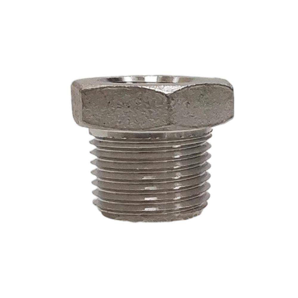 Proven Part 3/8" Male Npt To 1/4" Female Npt Hex Reducing Bushing Stainless Steel 304.
