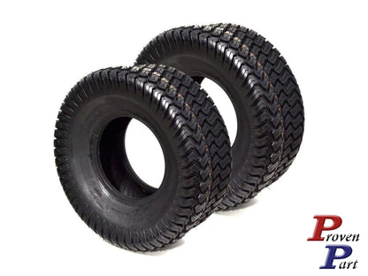 Set of 2 ProMaster 13X6.5-6 lawn mower tubeless tires 4 Ply.