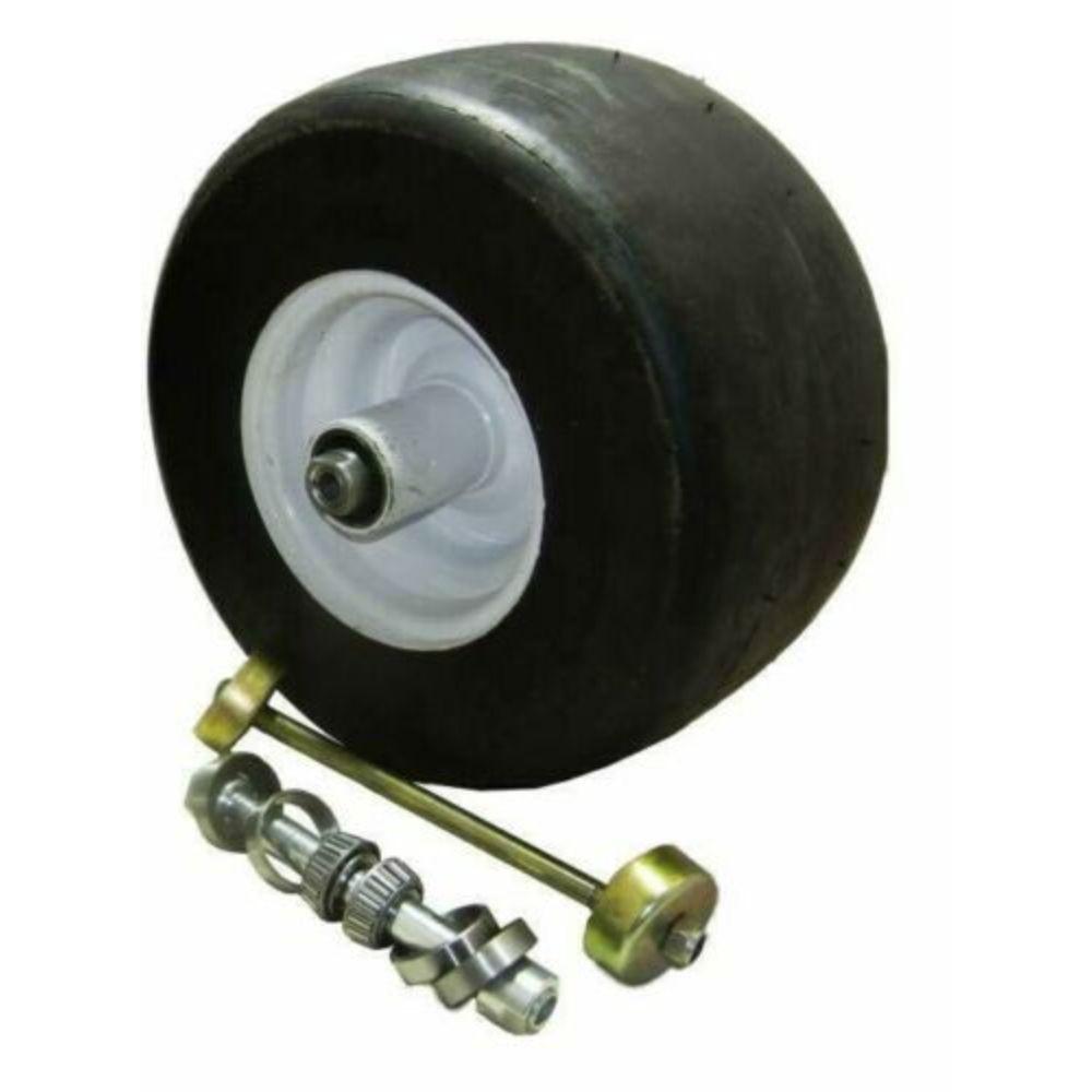 Proven Part Semi Pneumatic 13X6.50-6 Flat Free Tire White Rim For Exmark and Toro 103-0065, 103-3051 , 1-633584, 103-0063, 126-5361