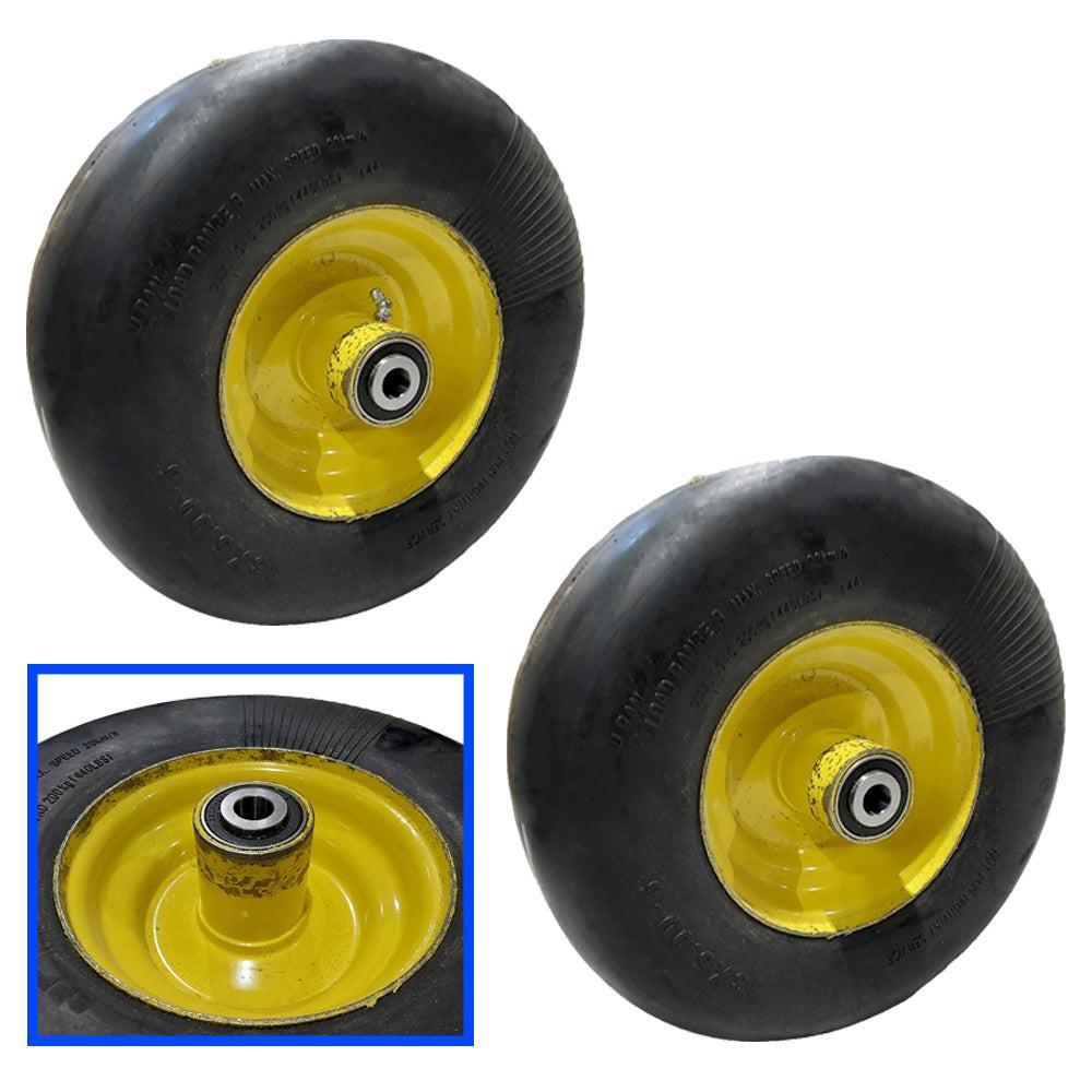 Proven Part Set Of 2 Scratched Up No-Flat Free Solid Tires 13X5.00-6 Wheel Assemblies For TCA13769 TCA12430 TCA26303 B1Wl58 D38009