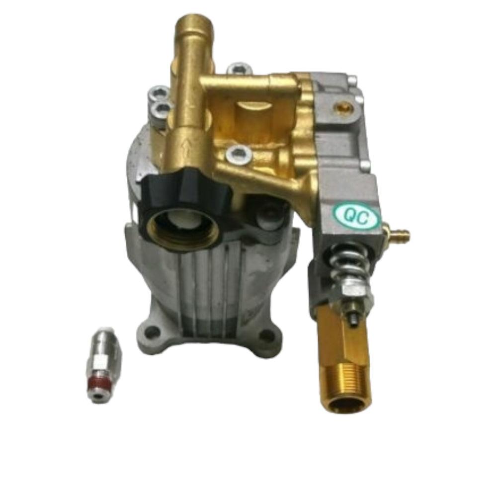 Proven Part Horizontal Brass Head Pressure Washer Pump Fits Many Makes and Models With 3/4 Inch Shaft Only 3000 PSI.