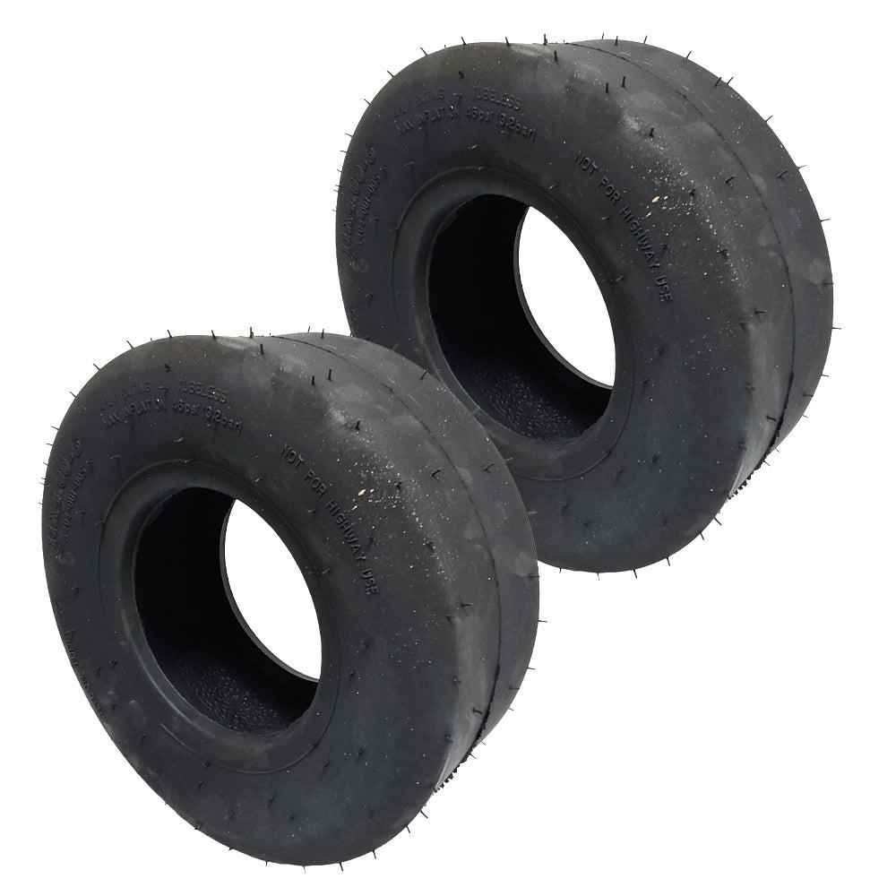 Proven Part 11X4X5 11X4-5 11X4.00-5 Smooth Tread 4PR Zero Turn Lawn Mower Tires Slick 2 Pack Fits 77460009