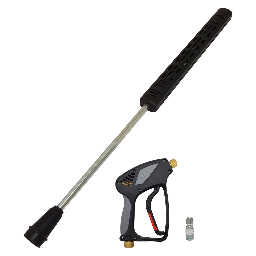 Proven Part Pressure Washer Gun With Trigger Lock 28 Inch Insulated Grip Wand and 3/8" Inch Quick Connector