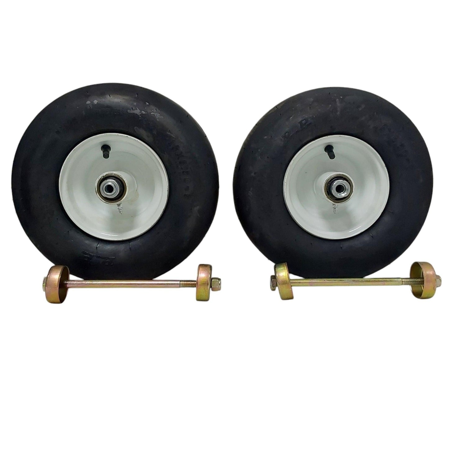 Proven Part 2-Pk Tubeless 13X6.50-6 Air Filled Tires White Rim For Exmark 1-633584