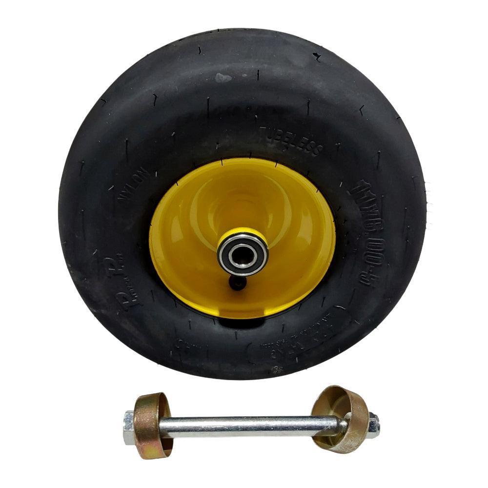 Proven Part 11x6-5 Air Filled Tire and Rim Complete With Bearings Fits John Deere Z320M M147544 UC29332 UC29107 AUC18343