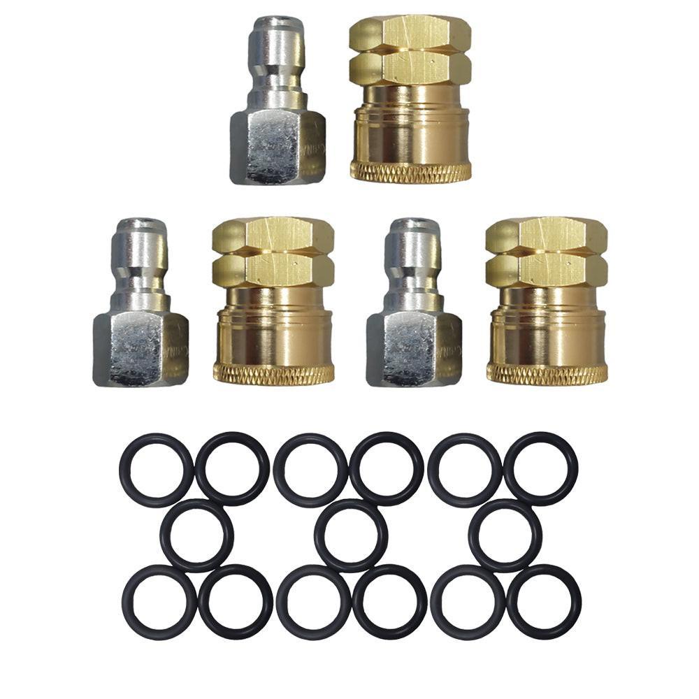 Proven Part Quick Connect To 3/8" Female, Plug 3/8" Female Stainless and 3/8" High Temperature 450°F O-Ring Quick Connect Repair