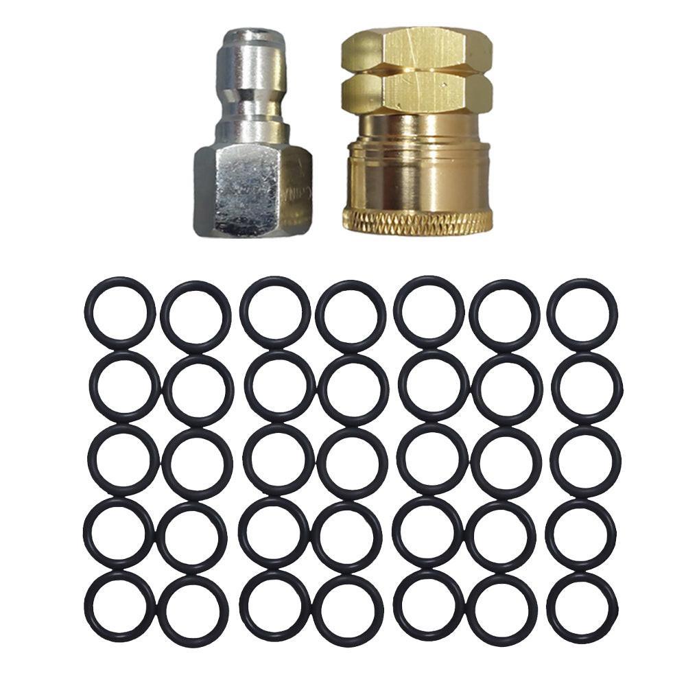 Proven Part Quick Connect To 3/8" Female, Plug 3/8" Female Stainless 35 PK 3/8" High Temperature O-Rings