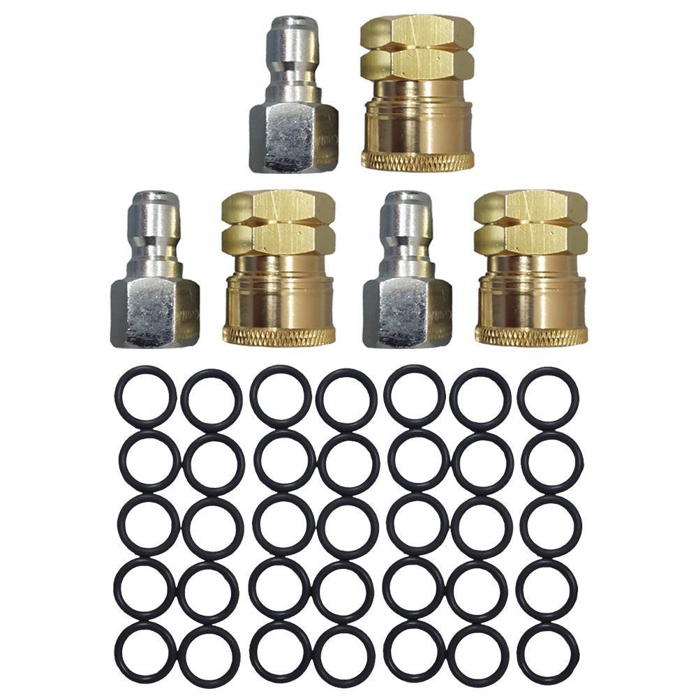 Proven Part 3-Quick Connect To 3/8" Female, 3- Plug 3/8" Female Stainless 35 PK 3/8" High Temperature O-Rings