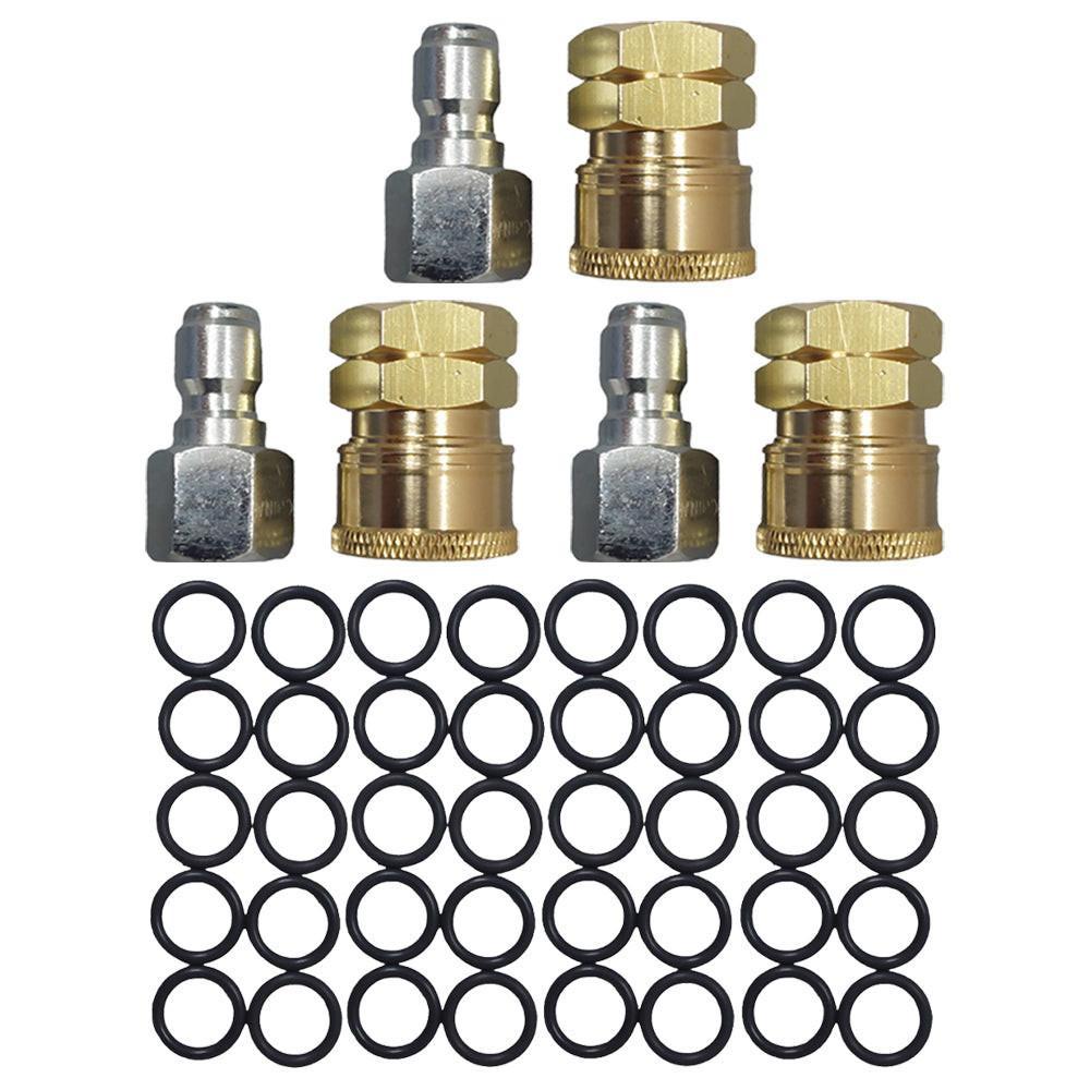Proven Part 3 - Quick Connect To 3/8" Female, 3 - Plug 3/8" Female Stainless 40 PK 3/8" High Temperature O-Rings