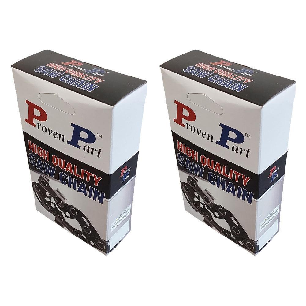 Proven Part 2-Pack 24" Full Skip Chain For 24" Bar 3/8" Pitch .050" Gauge 81DL Fits Echo CS-600P