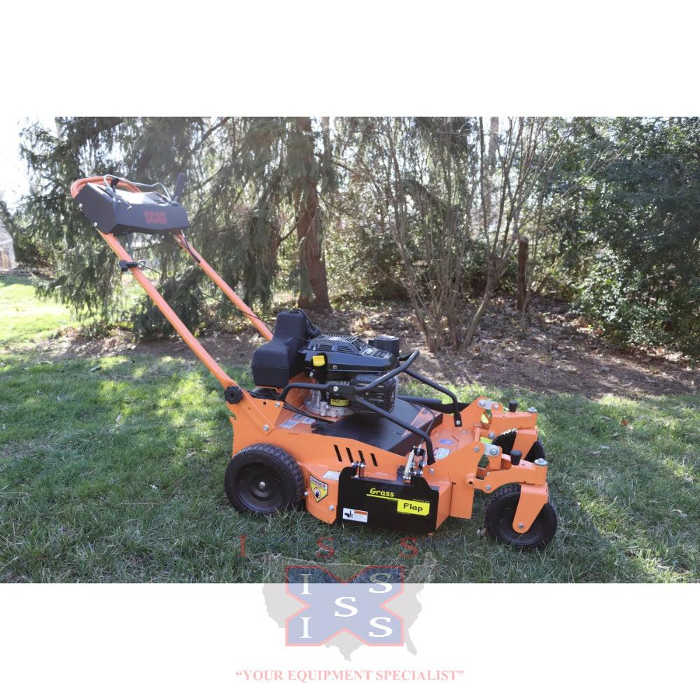 Grassflap For Scag SFC 30" with No-Drill Mount and Hand Lever.