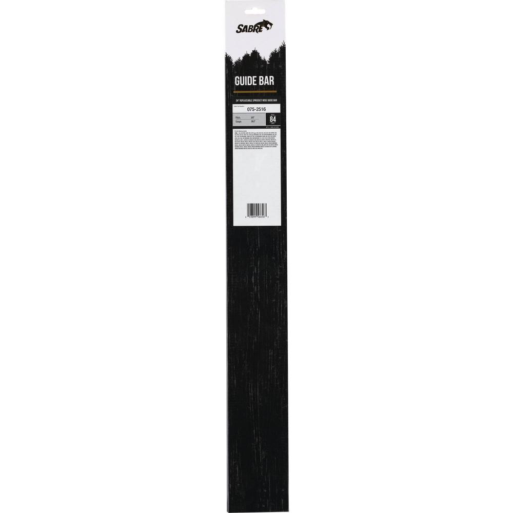 Sabre 24" Replaceable Sprocket Nose Bar 075-2516