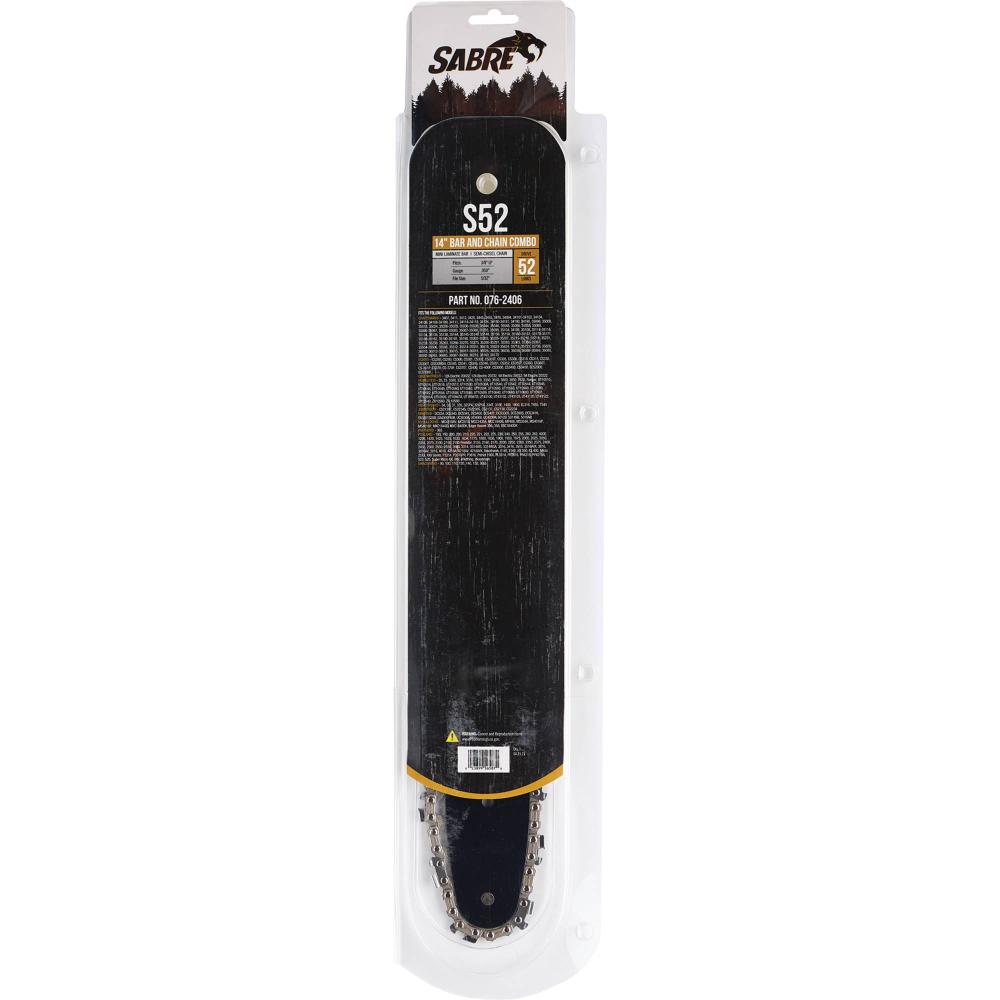 Sabre 14" Bar and Chain Combo 076-2406