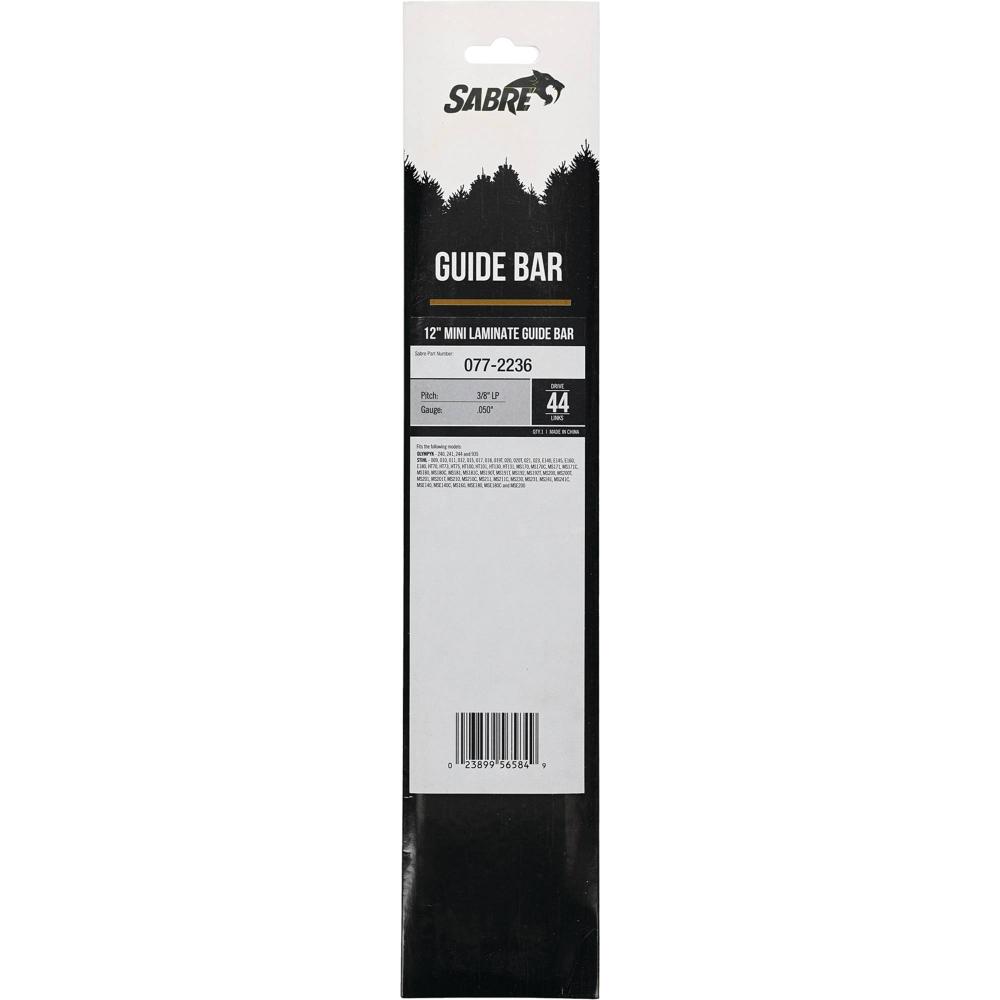 Sabre 12" Mini Laminate Sprocket Nose Bar 077-2236