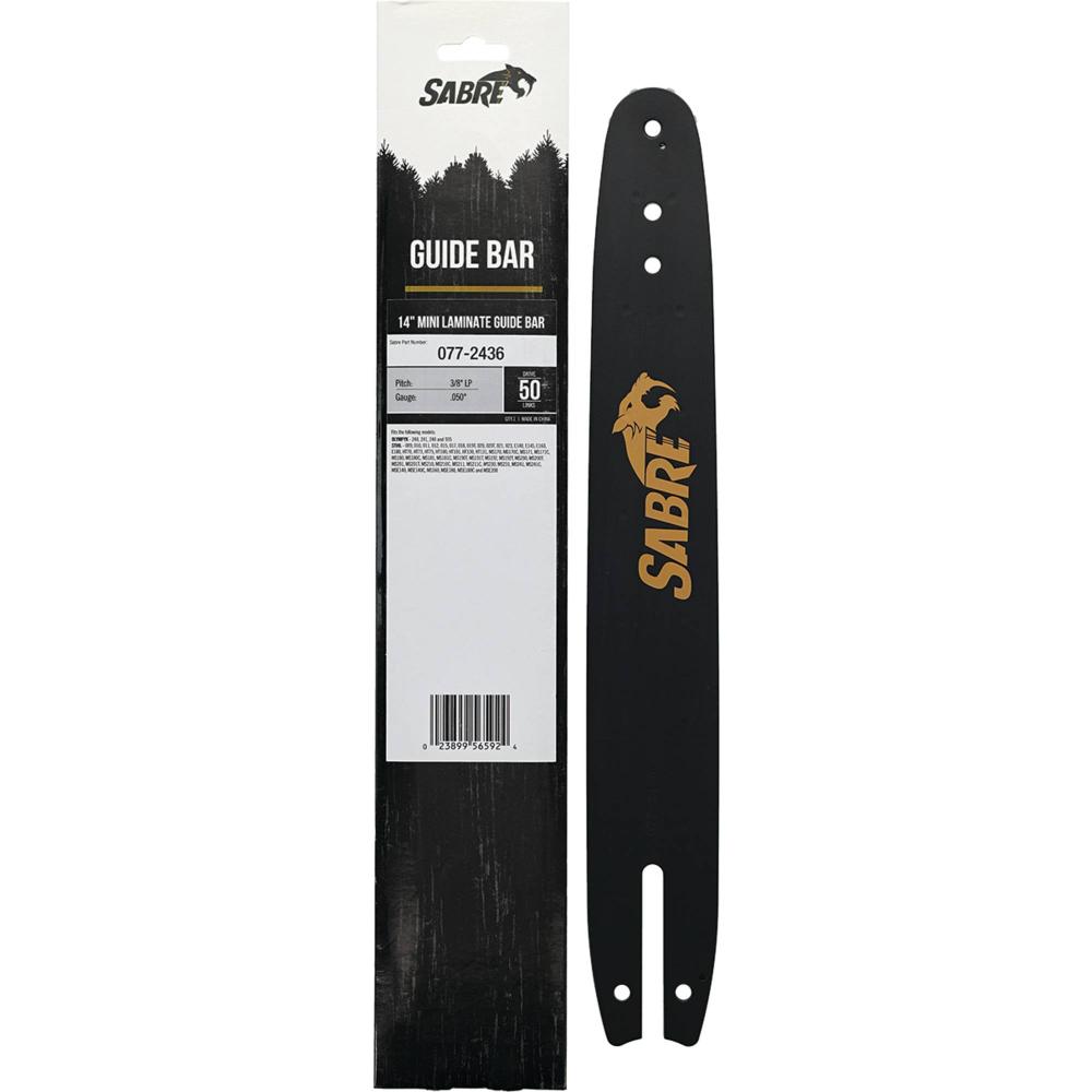 Sabre 14" Mini Laminate Sprocket Nose Bar 077-2436