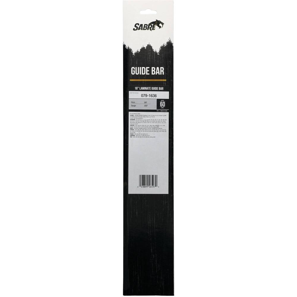Sabre 16" Laminate Sprocket Nose Bar 079-1636