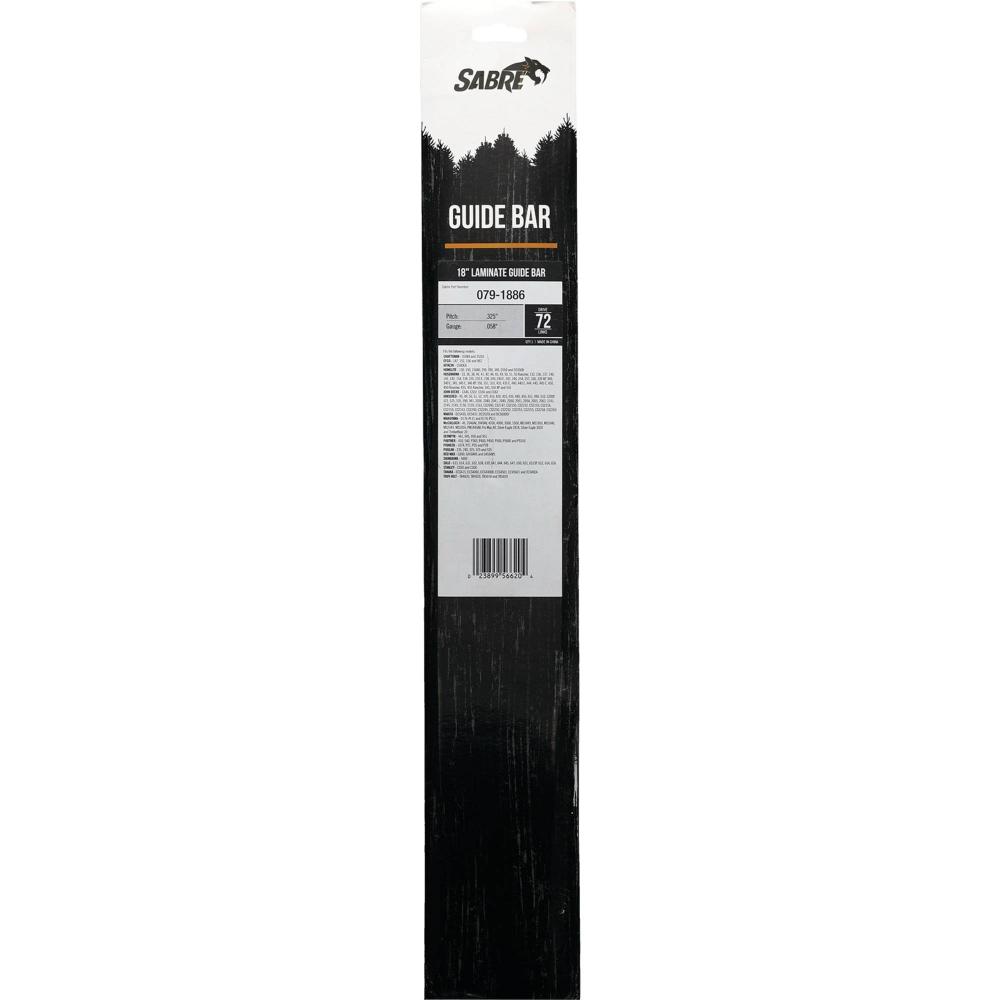 Sabre 18" Laminate Sprocket Nose Bar 079-1886