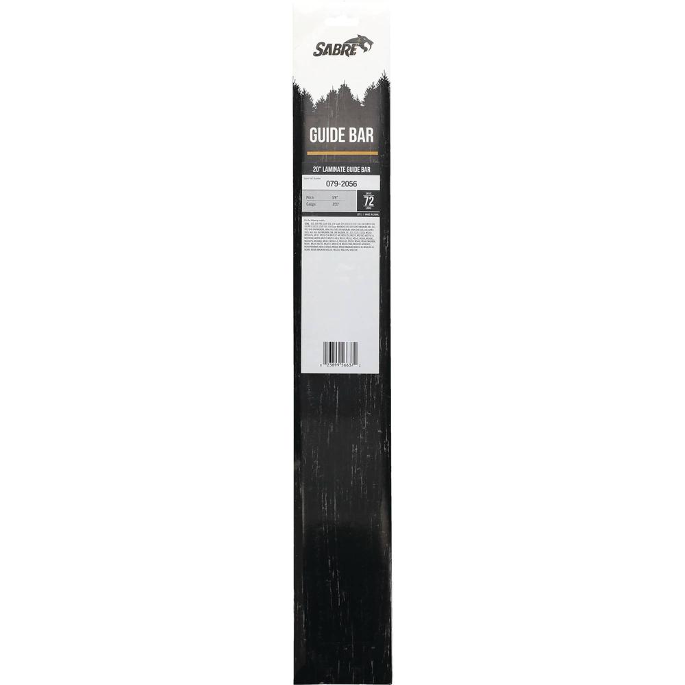 Sabre 20" Laminate Sprocket Nose Bar 079-2056