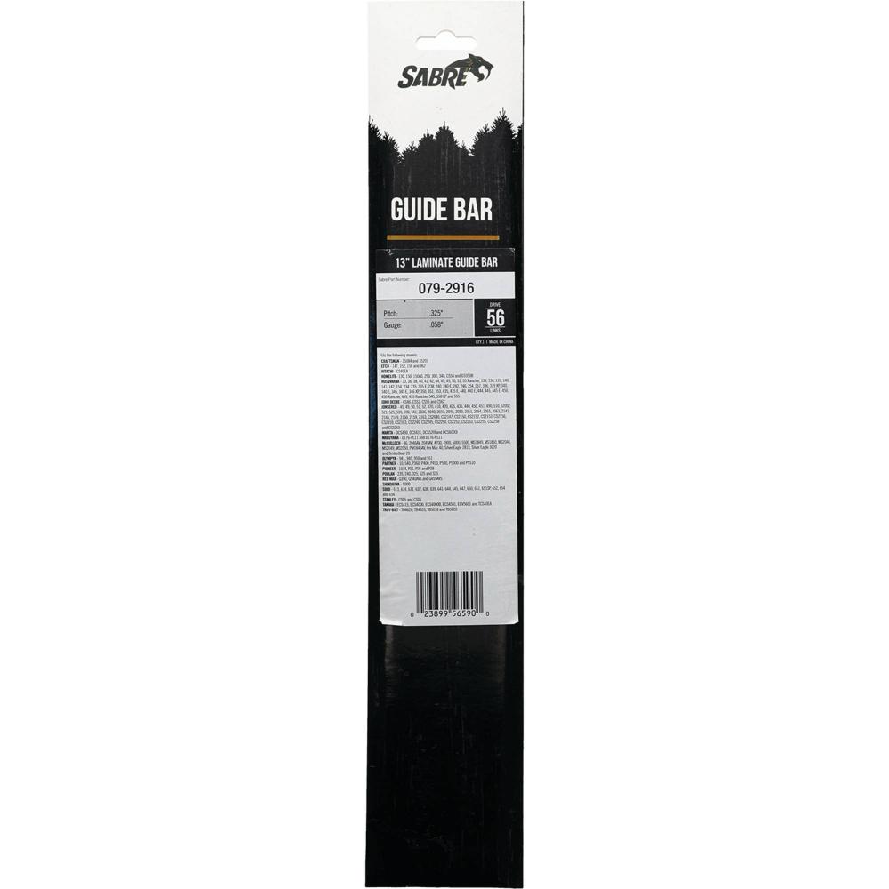 Sabre 14" Laminate Sprocket Nose Bar 079-2916
