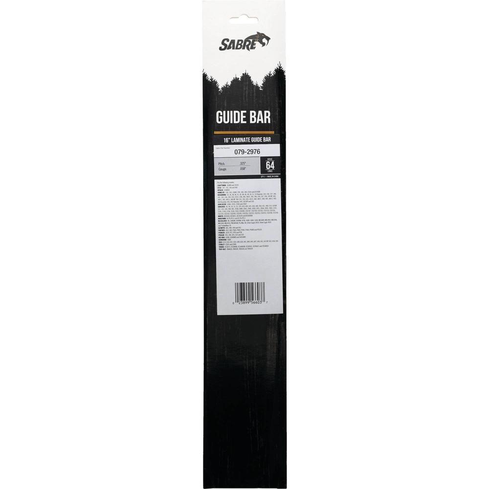 Sabre 16" Laminate Sprocket Nose Bar 079-2976
