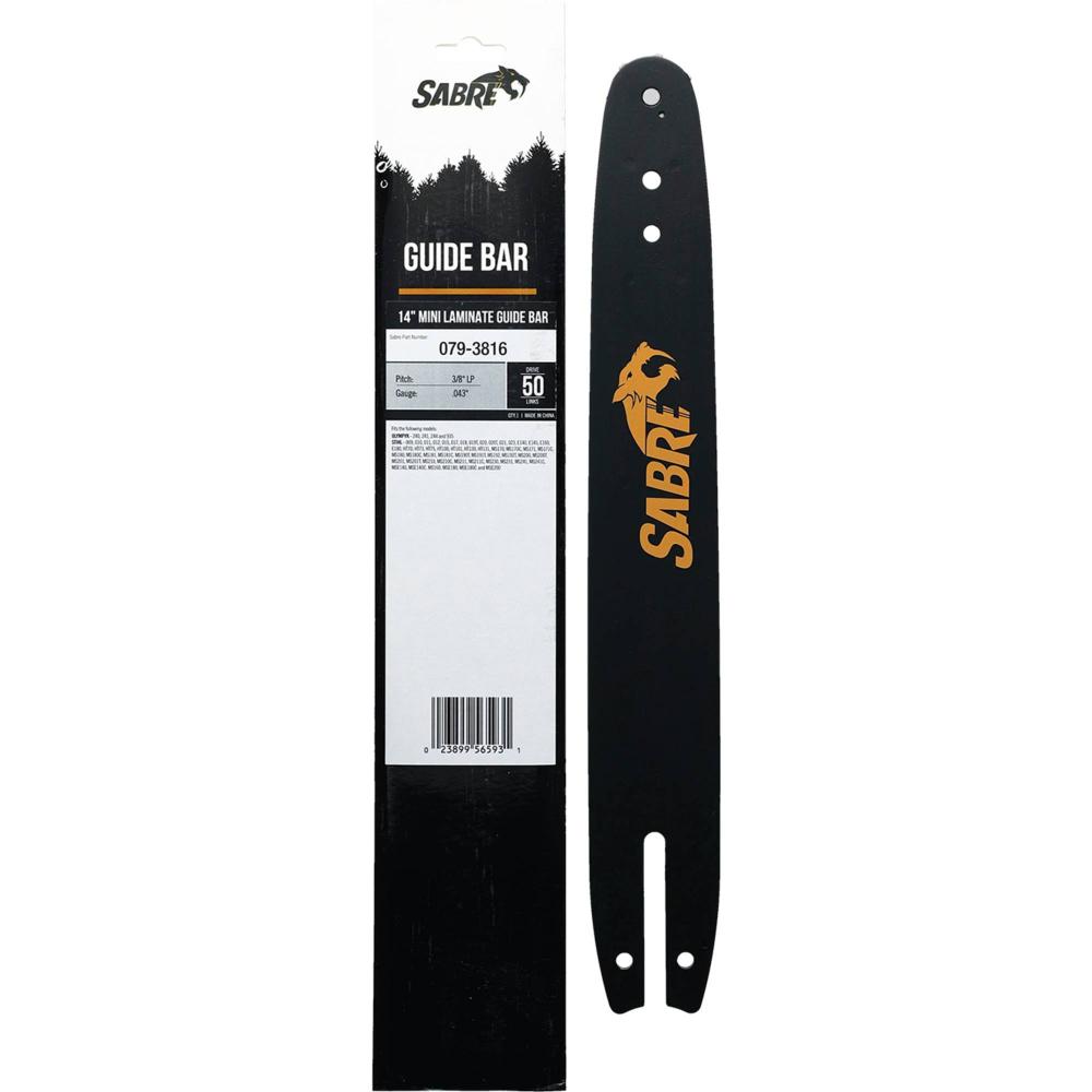 Sabre 14" Mini Laminate Sprocket Nose Bar 079-3816