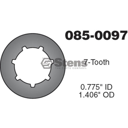 Silver Streak Rim Sprocket 085-0097