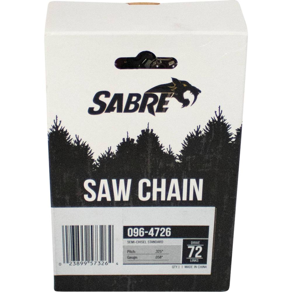Sabre Chain Pre-Cut Loop 72 DL 096-4726