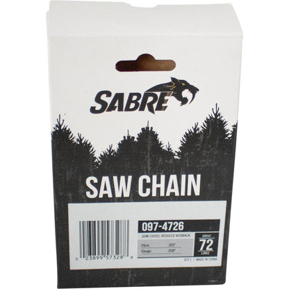Sabre Chain Pre-Cut Loop 72 DL 097-4726