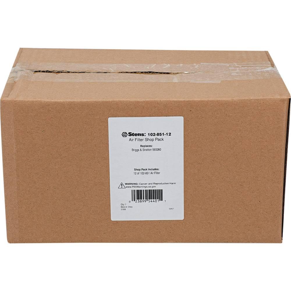 Stens Air Filter Shop Pack 102-851-12