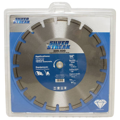 Silver Streak Asphalt/Green Concrete Blade 309-400