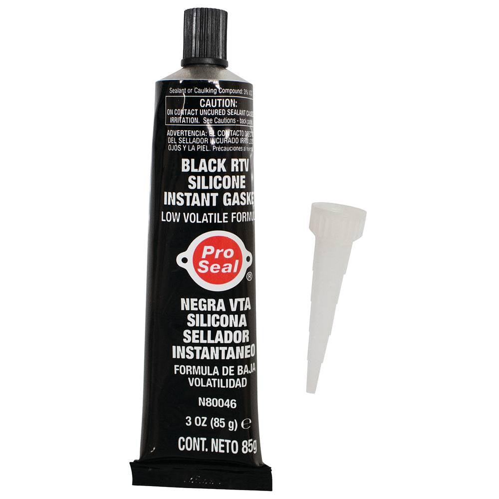Stens Black Silicone RTV Instant Gasket 751-414