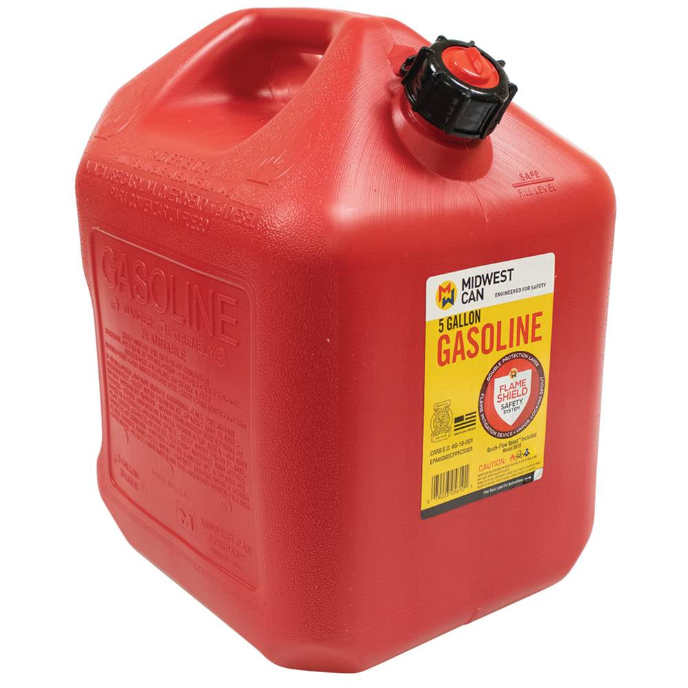 Stens 5 Gallon Plastic Gasoline Fuel Can 765-514