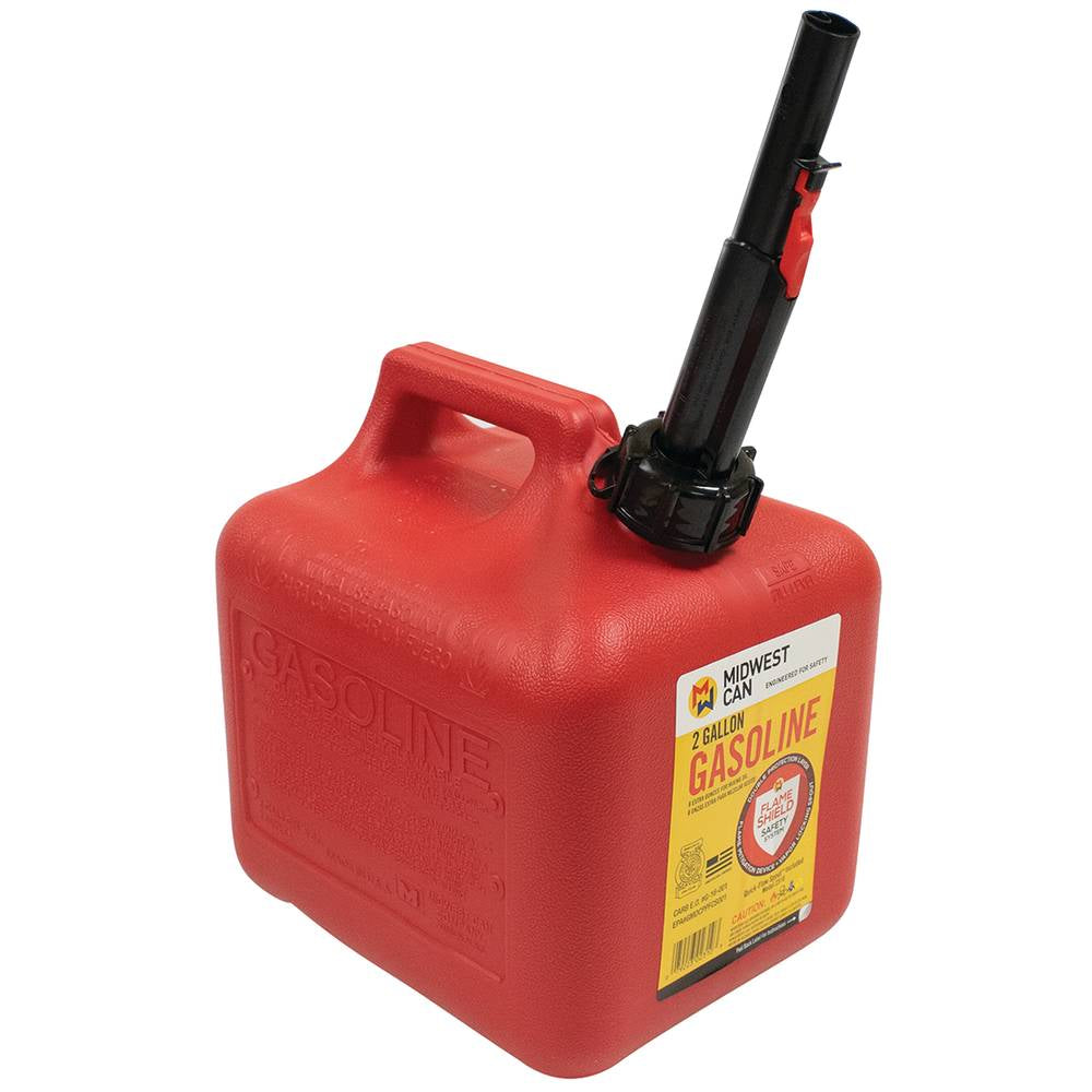 Stens 2 Gallon Plastic Gasoline Fuel Can 765-516