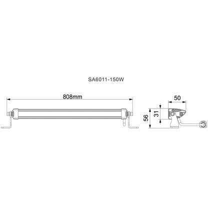 Tiger Lights 32" UTV Chase Light TLC32