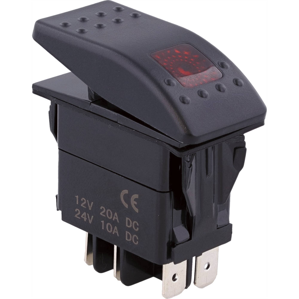 Tiger Lights LED Rocker Switch TLSW2-R